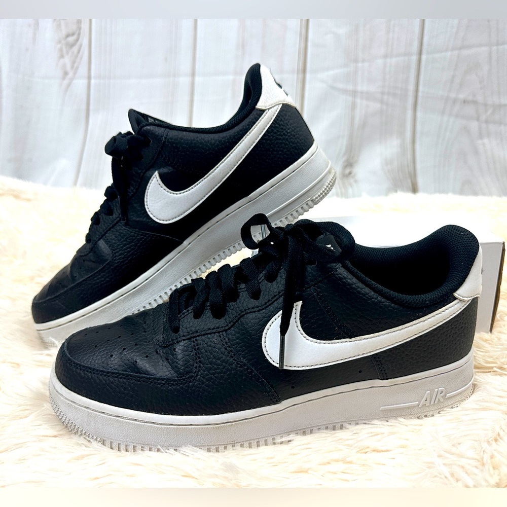 Nike Air Force 1 ‘07 Black/ white, Men’s